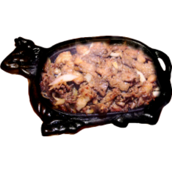 Джигяр (печень с курдюком, луком и специями)