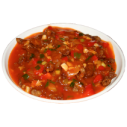 Тансулиджи  (мясо в кисло-сладком соусе с овощами)